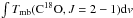 \hbox{$\int T_{\rm mb} ({\rm C^{18}O}, J=2-1){\rm d}v$}
