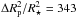 \hbox{$\Delta R^2_{\rm p}/R^2_\star=343$}