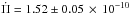 \hbox{$\dot{\Pi}= 1.52 \pm 0.05\,\times\, 10^{-10}$}