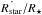 \hbox{$\dot{R_{\rm star}}/R_{\star}$}