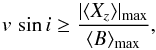 \begin{equation} \vsi\geq{|\xover|_{\rm max}\over\Hm_{\rm max}}, \label{eq:xover_cond} \end{equation}
