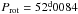 \hbox{$\Prot=52\fd0084$}