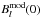 \hbox{$B_l^{\rm mod}(0)$}