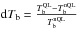 \hbox{${\rm d}T_{\rm b}=\frac{T_{\rm b}^{\rm QL}-T_{\rm b}^{\rm nQL}}{T_{\rm b}^{\rm nQL}}$}