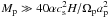\hbox{$M_\mathrm{p}\gg40\alpha c_\mathrm{s}^2H/\Omega_\mathrm{p}a_\mathrm{p}^2$}