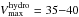 \hbox{$\text{\VhaloHydro}= 35{-}40$}