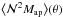 \hbox{$\bev{\Nap^2 \Map}(\theta)$}