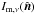 \hbox{$I_{\rm m, \nu} (\hat{\vec{n}})$}