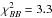 \hbox{$\chi^2_{BB}=3.3$}