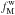 \hbox{$f_{\rm M}^{\rm w}$}