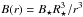 \hbox{$B(r) = B_{\star} R_{\star}^3/r^3$}
