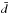 \hbox{$\bar{d}$}
