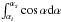 \hbox{$\int_{\alpha_i}^{\alpha_s}\cos{\alpha}{\rm d}\alpha$}