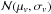 \hbox{$\mathcal{N}(\mu_v,\sigma_v)$}