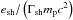 \hbox{$e_{\rm sh}/\left(\Gamma_{\rm sh}m_{\rm p} c^2\right)$}