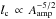 \hbox{$l_{\rm c}\,\propto\,A_{\rm amp}^{-5/2}$}