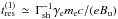 \hbox{$t_{\rm res}^{(1)}\,\simeq\,\Gamma_{\rm sh}^{-1}\gamma_{\rm e} m_{\rm e} c/(e B_{\rm u})$}