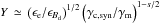 \hbox{$Y\,\simeq\,\left(\epsilon_{\rm e}/\epsilon_{B_{\rm d}}\right)^{1/2}\left(\gamma_{\rm c,syn}/\gamma_{\rm m}\right)^{1-s/2}$}