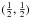 \hbox{$(\frac{1}{2}, \frac{1}{2})$}