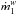 \hbox{$\dot{m}^w_1$}