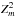 \hbox{$Z_{m}^{2}$}