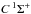 \hbox{$C\,{}^1\Sigma^+$}