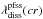 \hbox{$\lambda_{\rm diss}^{\rm pfss}(cr)$}