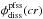 \hbox{$\phi_{\rm diss}^{\rm pfss}(cr)$}