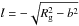 \hbox{$l=-\sqrt{R_{\rm g}^2-b^2}$}