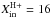 \hbox{$X^{\rm H+}_{\rm in} = 16$}