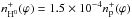 \hbox{$n^+_{\rm H^0}(\varphi)=1.5\times 10^{-4}n^+_{\rm p}(\varphi)$}