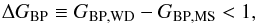 \begin{equation} \Delta G_{\rm BP} \equiv G_{\rm BP, WD}-G_{\rm BP, MS}<1, \label{eq:Gbp_bias} \end{equation}