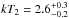 \hbox{$kT_2=2.6_{-0.2}^{+0.3}$}
