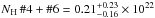 \hbox{$N{_{\rm H}\,\#4+\#6}=0.21^{+0.23}_{-0.16}\times10^{22}\,$}