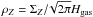 \hbox{$\rho_{Z} = \Sigma_{Z} /\!\sqrt{2 \pi} H_{\rm{gas}}$}