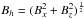 \hbox{$B_h = (B_x^2 + B_z^2)^{\frac{1}{2}}$}