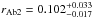 \hbox{$r_{\rm Ab2}=0.102^{+0.033}_{-0.017}$}