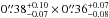 \hbox{$0\farcs38^{+0.10}_{-0.07}\times 0\farcs36^{+0.07}_{-0.08}$}