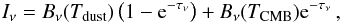 \appendix \setcounter{section}{5} \begin{equation} \label{eq:rad} I_{\nu}=B_{\nu}(T_{\rm dust})\left(1-{\rm e}^{-\tau_{\nu}}\right)+B_{\nu}(T_{\rm CMB}){\rm e}^{-\tau_{\nu}}\,, \end{equation}