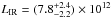 \hbox{$L_{\rm IR}=(7.8^{+2.4}_{-2.2})\times10^{12}$}