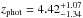 \hbox{$z_{\rm phot}=4.42^{+1.07}_{-1.34}$}