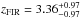 \hbox{$ z_{\rm FIR}=3.36^{+0.97}_{-0.97}$}