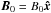 \hbox{$\vec{B}_0=B_0\vec{\hat {x}}$}