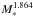 \hbox{$M^{1.864}_*$}