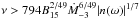 \hbox{$\nu>794B^{2/49}_{15}\dot M^{6/49}_{-3}|n(\omega)|^{1/7}$}