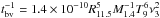 \hbox{$t_{\rm bv}^{-1}=1.4\times10^{-10}R_{11.5}^5M_{1.4}^{-1}T_9^6 \nu_3^2$}