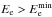 \hbox{$E_{\rm e}>E_{\rm e}^{\rm min}$}
