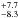 \hbox{$_{-8.3}^{+7.7}$}
