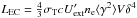 \hbox{$L_{\rm EC}=\frac{4}{3} \sigma_{\rm T} c U'_{\rm ext} n_{\rm e} \langle\gamma^2\rangle V \delta^4$}