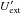 \hbox{$U'_{\rm ext}$}